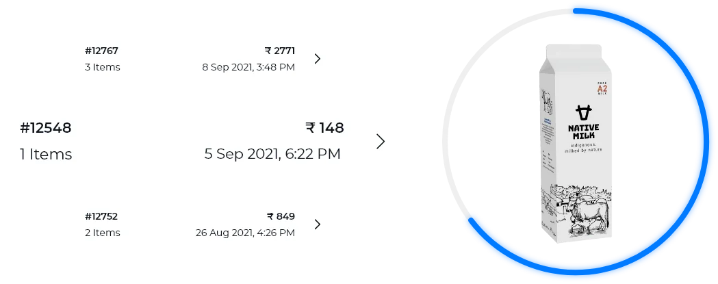 Native Milk UI