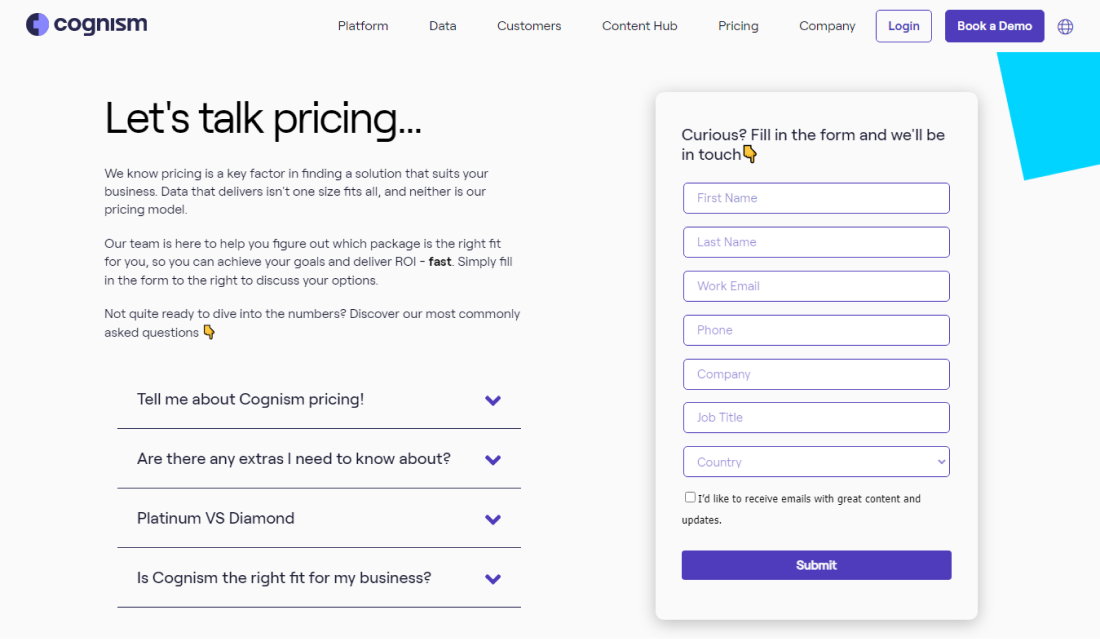Cognism-Pricing